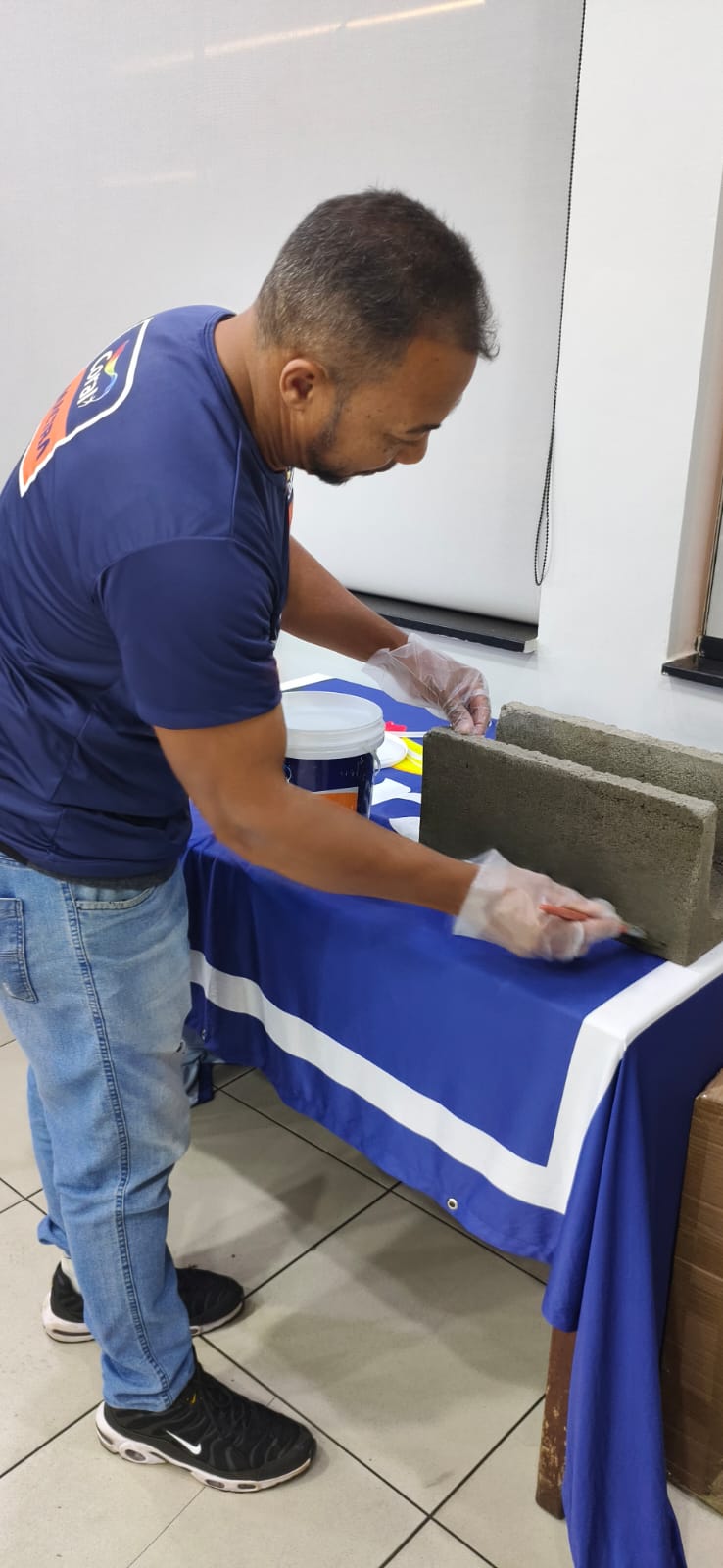 Aplicação prática durante o encontro Coral Mactra, em Bauru.